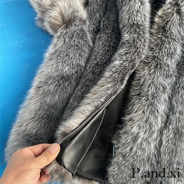 フェイクファーコート レデイース ボアコート フード付き ファーコート