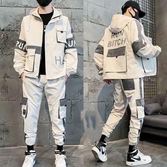 ウィンドブレーカー 上下 メンズ トレーニングウェア 薄手 2カラー