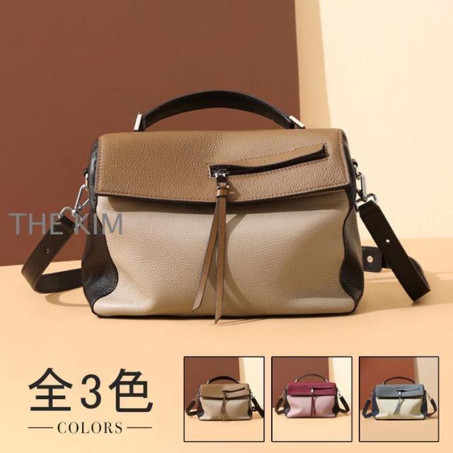 新作 本革　ショルダーバッグ レディース　斜めがけ 2way　ハンドバッグ 本牛革 バッグ レディース ショルダーバッグ 斜めがけ ななめ掛け 肩がけ　バッグ