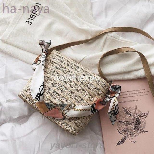 カゴバッグ新作サマーバッグ草ハンドバッグ肩掛けショルダーバッグかごバッグカゴバッグかごバッグ女性バッグ手提げ