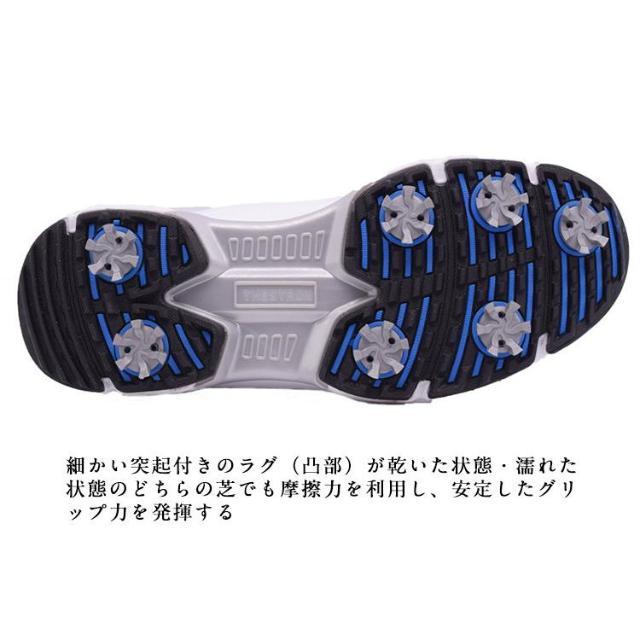 ゴルフシューズ メンズ 大きいサイズ ゴルフ用 4E 幅広 スパイク鋲 ソフトスパイク 軽量 カジュアル 通気 耐久 耐滑_9