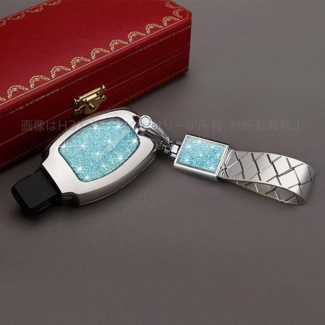 H3Y アクセサリー カスタム パーツ 内装 ベンツ BENZ 用品 汎用 おしゃれ ギフト 人気 クリスタルキーカバー キーホルター SY001