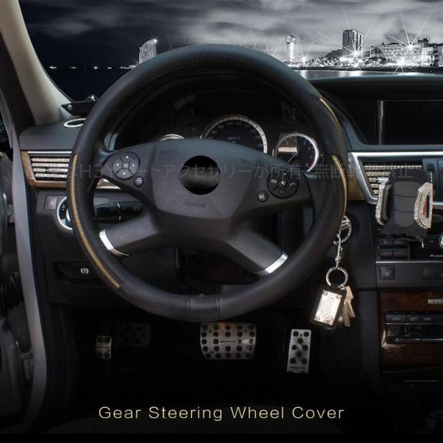 アクセサリー カスタムパーツ PORSCHE LAND ROVER AUDI BMW BENZ ハンドルカバー ステアリングカバー PF013