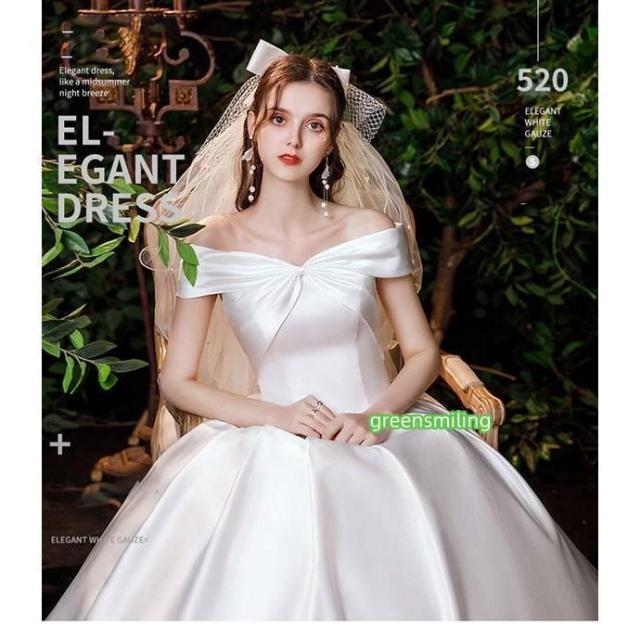 ウェディングドレス 白 ホワイト ロングドレス セットアップ パニエ