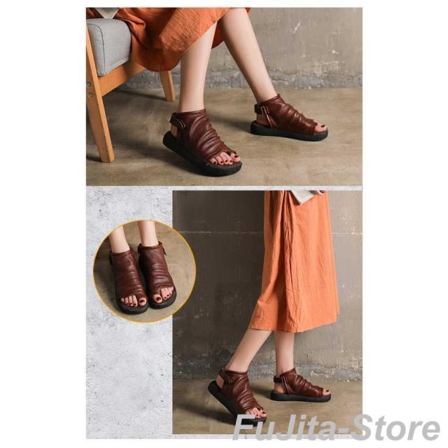シューズ サンダル ナチュラル ファッション 春 本革 レザーサンダル