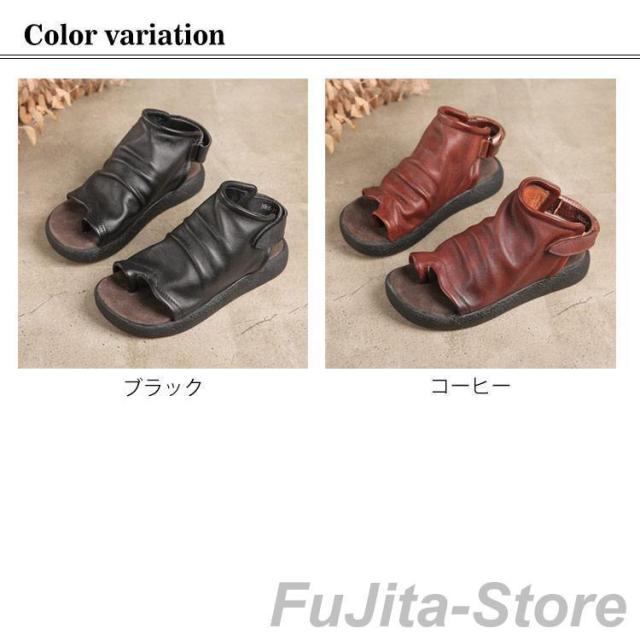 シューズ サンダル ナチュラル ファッション 春 本革 レザーサンダル