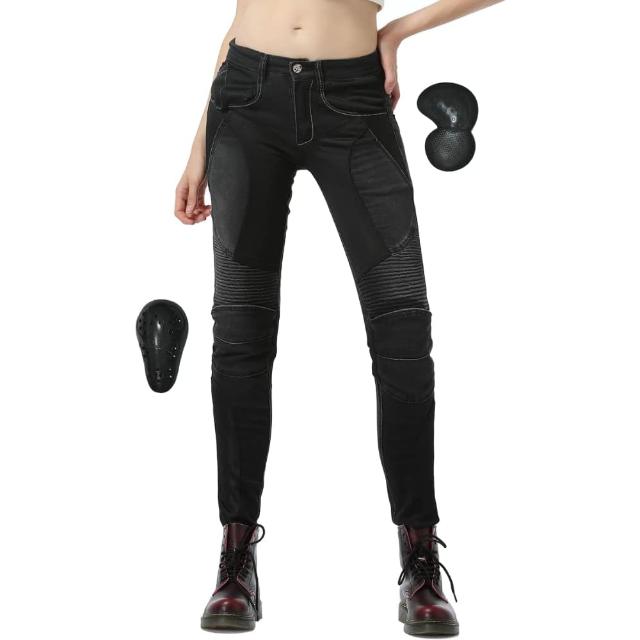 バイク用パンツ 夏 レディース用 メッシュパンツ ライディングパンツ 夏用 ライダースパンツ 通気 バイクズボン プロテクター付き