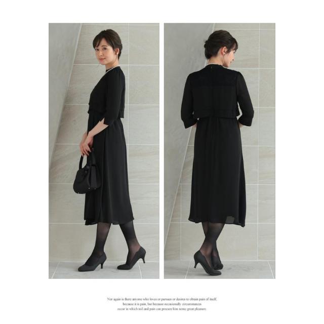 パーティードレス レディース 春 夏 春夏 黒 結婚式 ドレス 5分袖 授乳口