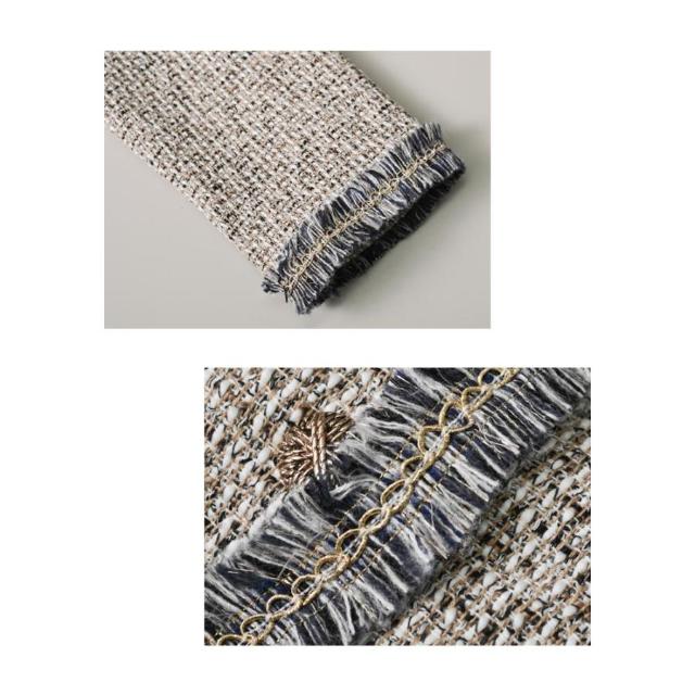 ジャケット レディース ボレロ 春 夏 春夏 ボレロジャケット ツイード