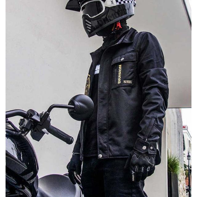 バイクジャケット 夏 メンズ オールメッシュ プロテクター装備 涼しい バイクウェア ライダースジャケット 男女兼用　メッシュジャケット 春夏秋用_3