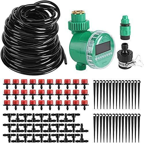 散水タイマー タカギ 散水 自動 25m 点滴灌漑 ドリップ灌漑 自動散水機 タイマー 散水用 噴水ノズルスプレー 散水ホース タイマー装置 散水 ノズル DIY 水やり