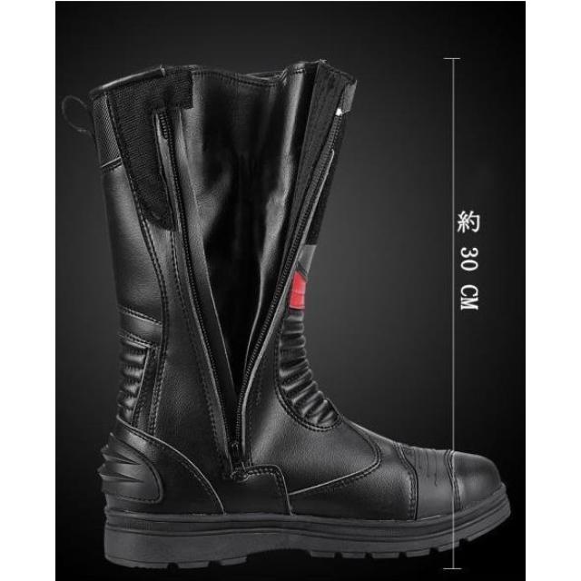 オートバイシューズ ロングブーツ バイク靴 メンズ 防水 透湿 ツーリングブーツ オフロード レーシングブーツ バイク用品 ライディングシューズ 耐磨耗 滑り止め 人気