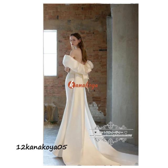 ウエディングドレス 二次会 前撮り 大きいサイズ 結婚式/二次会ドレス