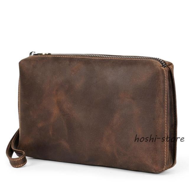 【爆買】セカンドバッグ　メンズ　本革　財布　クラッチバッグ メンズ バッグ 鞄 長財布 さいふ　レザー　多機能 大容量　ビジネス　カジュアル　通勤