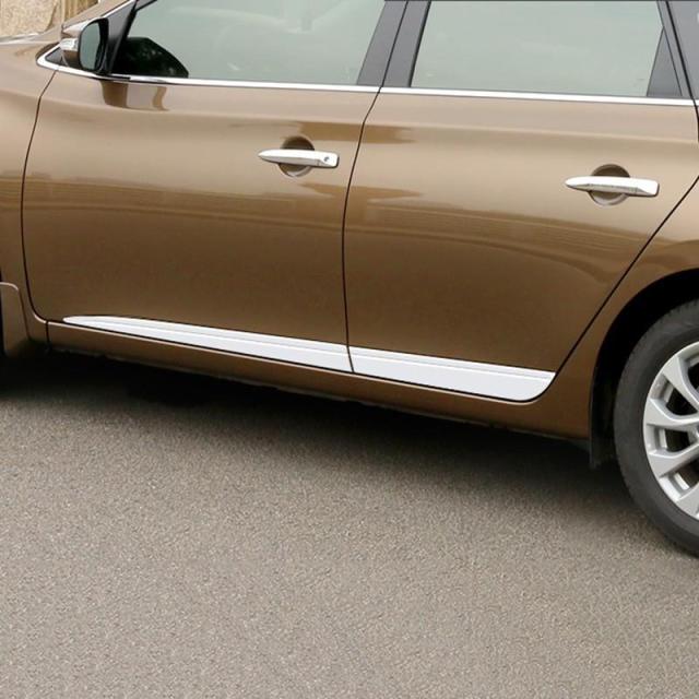 ニッサン シルフィ SYLPHY カスタム パーツ アクセサリー 日産 NISSAN SYLPHY TB17 用品 ドアロアーガーニッシュ NY014