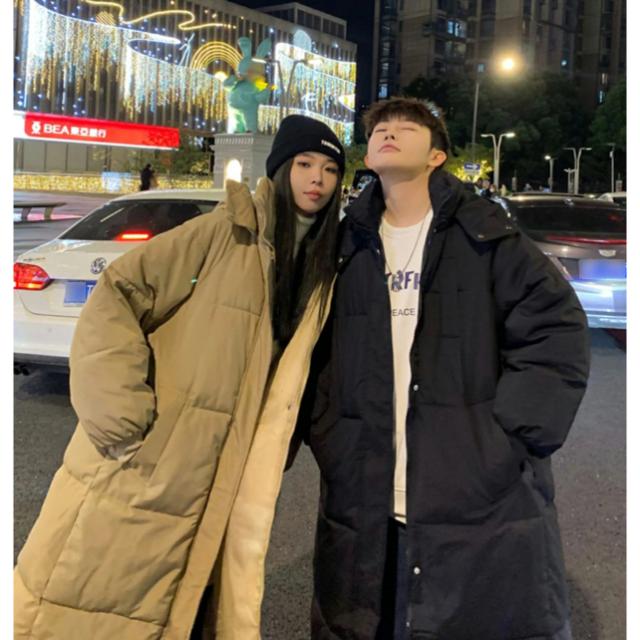 ベンチコート ジュニア レディース ロングコート 膝下 秋 冬 暖かい 軽い 防風 暖かい 無地 防寒 保温 撥水 オシャレ 高校生 中学生 男女兼用 メンズ 中綿ジャケット ロング丈 膝下 ファスナー フード付き カップル ペア リンクコーデ 黒 お揃い アウター 大きいサイズ ベンチコート ジュニア レディース ロングコート 膝下 秋 冬 暖かい