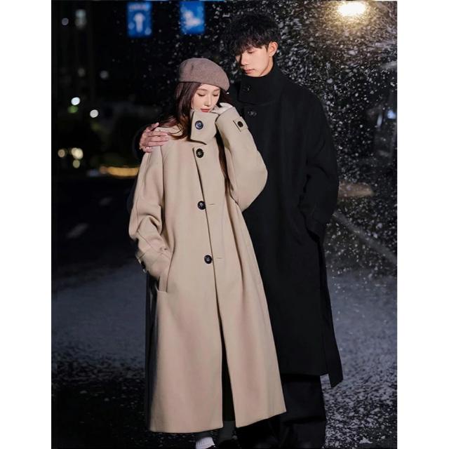 韓国 ドラマ風 ロングコート レディース ロング丈 チェスターコート