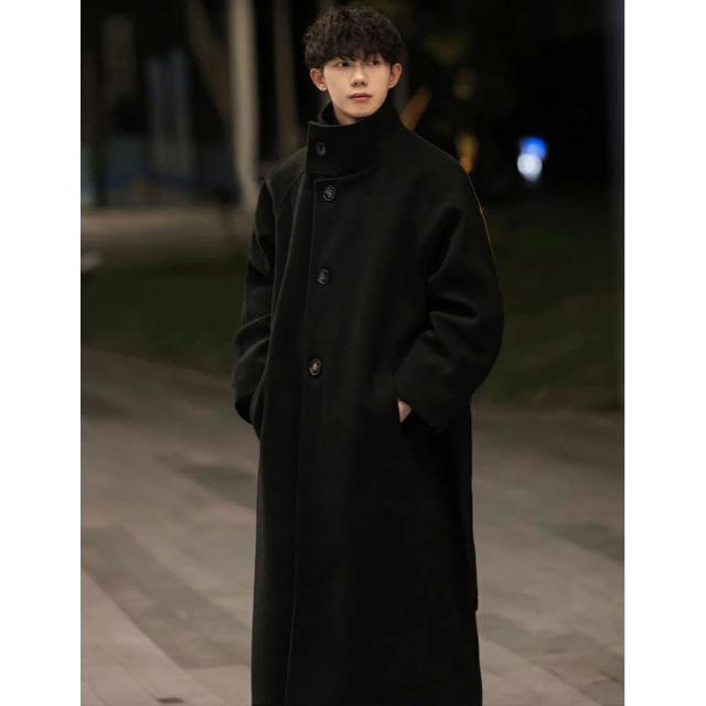 韓国 ドラマ風 ロングコート レディース ロング丈 チェスターコート