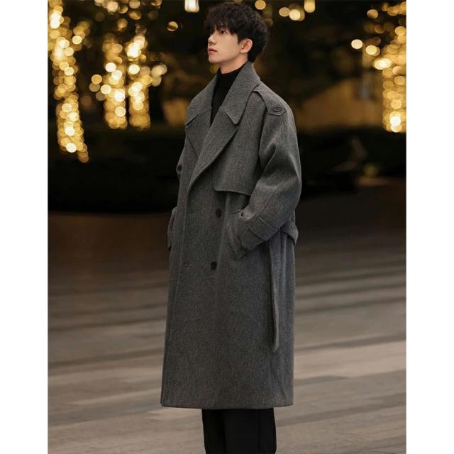 韓国 ロングコート レディース ロング丈 膝下 アウター コート 韓国