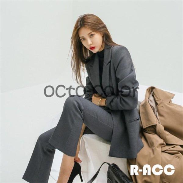 卒業式 スーツ 母 セットアップ レディース 春 ブレザー ワイドパンツ