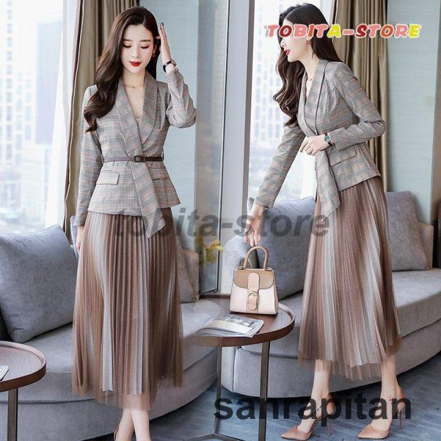 【爆買】ママスーツ レディース セレモニー フォーマル 母親 入園 入学式 卒業 卒園式 七五三 女性 服装 ワンピースミセス ジャケットスカート結婚式 謝恩会