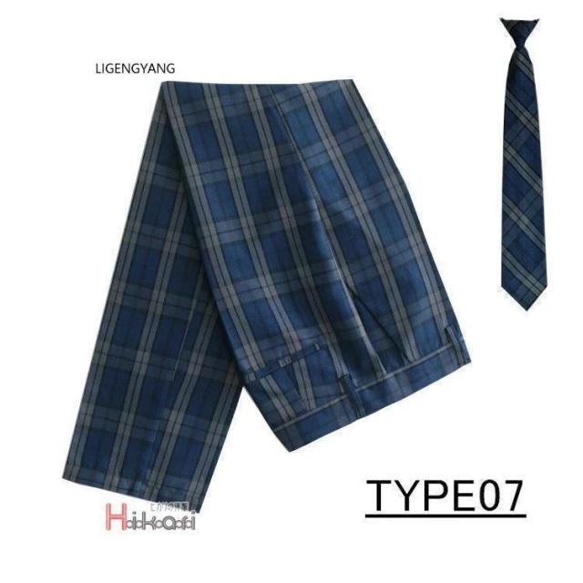 2点セット 制服 スクールパンツ ロングパンツ 男子 高校生 ズボン チェック ネクタイ キッズ 男の子 小学生 入学 発表会