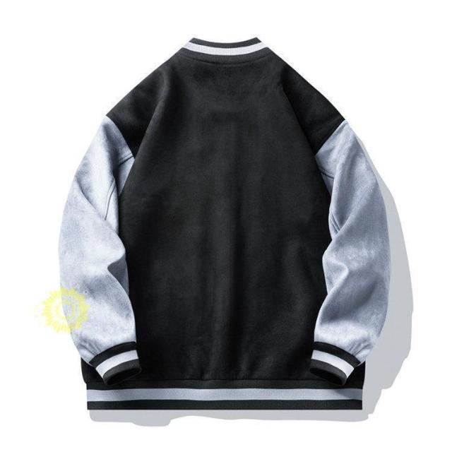 スタジャン 無地 メンズ ジャケット ジャンパー 薄手 ブルゾン 春服