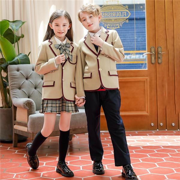 学生服 子供服 韓国 上下セット キッズスーツ キッズフォーマル 女の子 男の子 ベージュ グリーン 緑 七五三 誕生日 合唱服 団体 100~180cm