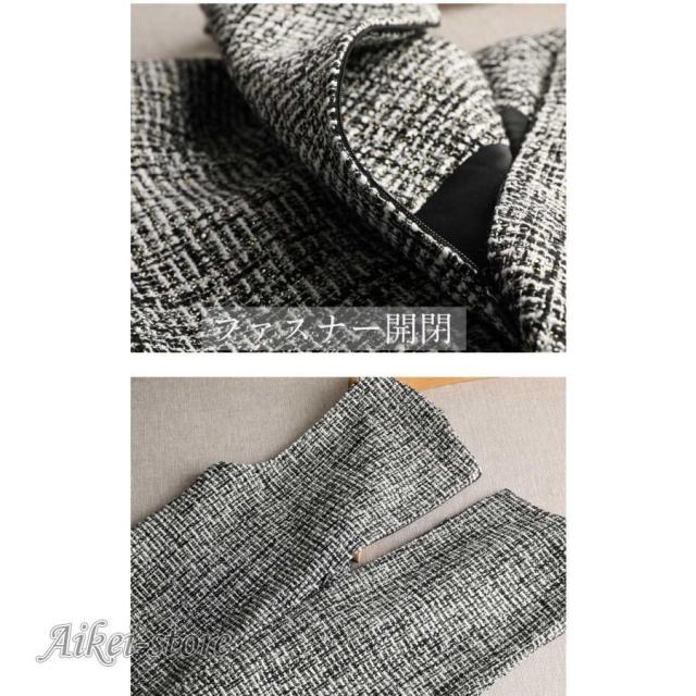 前掛けスコート レディース 衣装 ノースリーブ Vのど頚 膝丈 マキシ丈 ロング 重ね着 成年者 体型取りまかなう ツィード フリンジ裾