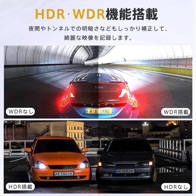 ドライブレコーダー 前後 ミラー型 4K 超広角 12インチ GPS 同時録画 Gセンサー 駐車監視 動体検知 HDR夜視 ループ録画 リバース連動
