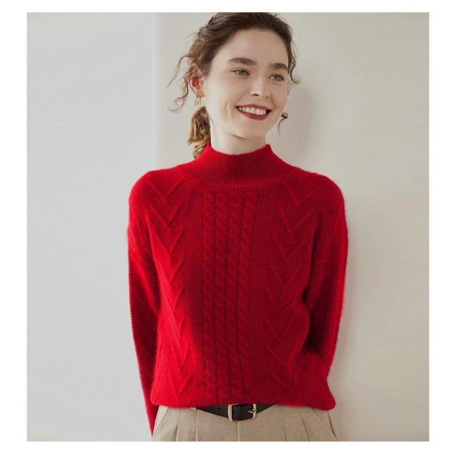 カシミヤセーター 100% カシミヤ ハイネックセーター トップス プル