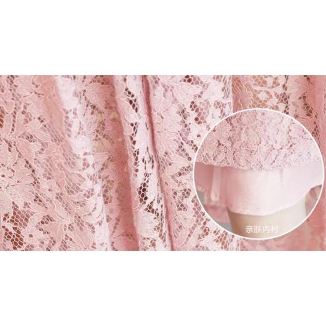 パーティードレス 結婚式 40代 20代 ロング丈 袖あり 長袖 大きいサイズ フォーマルドレス レースワンピース お呼ばれ 二次会 披露宴 謝恩会 上品 着痩せ