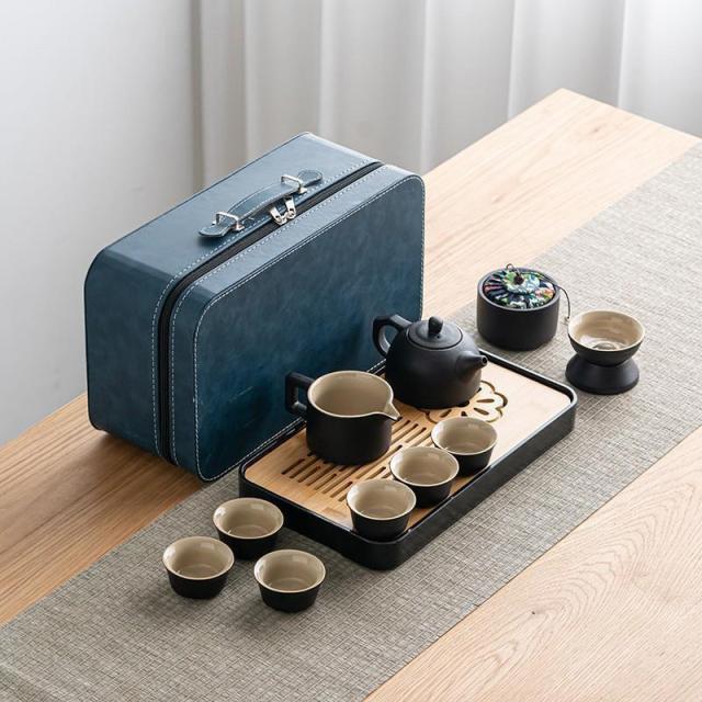 茶器セット ティーセット 陶器 湯呑み 和風 12個セット ティーポット カップセット 自宅用 親子用 贈り物にも 父の日_15