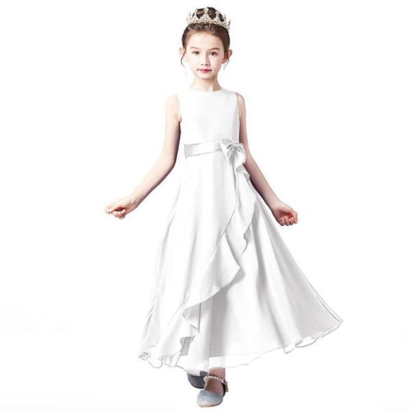 子供ドレス ピアノ発表会 ジュニアドレス ふんわりチュール160 150 140 演奏会 結婚式 キッズ こども コンクール 子供服 女の子 フォーマル_15
