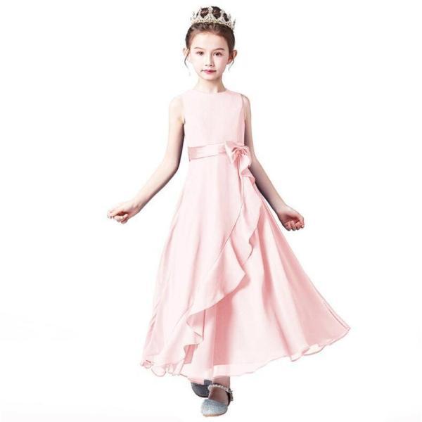 子供ドレス ピアノ発表会 ジュニアドレス ふんわりチュール160 150 140 演奏会 結婚式 キッズ こども コンクール 子供服 女の子 フォーマル_16