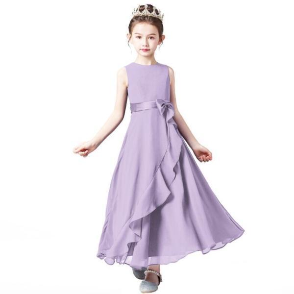 子供ドレス ピアノ発表会 ジュニアドレス ふんわりチュール160 150 140 演奏会 結婚式 キッズ こども コンクール 子供服 女の子 フォーマル_7