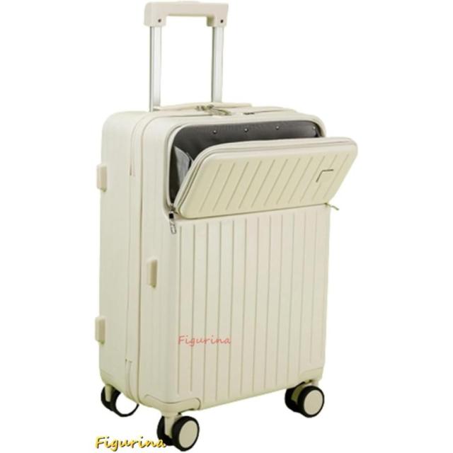 スーツケース キャリーケース 60L フロントオープン キャリーバッグ TSAロック搭載 フロントポケット ファスナー式 超軽量 大型