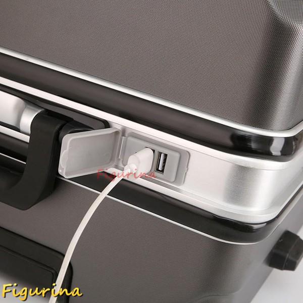 スーツケース キャリーケース 45L キャリーバッグ USB充電口 TSAロック搭載 アルミフレーム 超軽量 大型 耐衝撃 静音 旅行_10