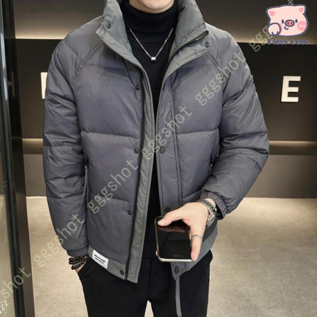 中綿ジャケット メンズ おしゃれ 軽量 中綿コート アウター あったか 防寒 保温 防風 冬ジャケット 紳士服 ブルゾン ジャンパー 冬服 無地 シンプル ビジネス