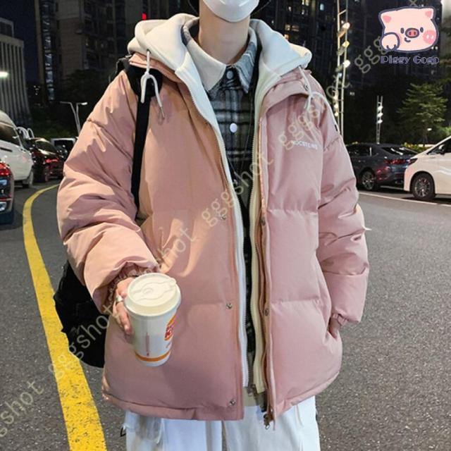 中綿ジャケット 中綿入り 中綿コート 防寒保温ジャケット ブルゾン メンズ ダウンジャケット アウター おしゃれ 冬服 ポケット付き 重ね着 フード 無地