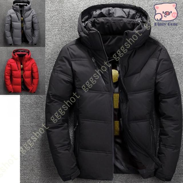 中綿コート 中綿ジャケット ダウンジャケット メンズ 中綿 フード付き ジャケット ショート丈 厚手 ダウンコート アウター ファスナー 秋 冬 防寒 防風 防寒