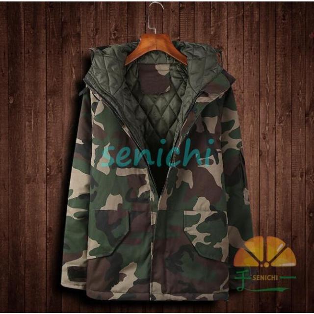 メンズ マウンテンパーカー 中綿入り 迷彩柄 冬用 暖かい レディース ショート丈 中綿 コート 防寒着 男女兼用 厚手 ミリタリージャケット 防寒 冬 アウター