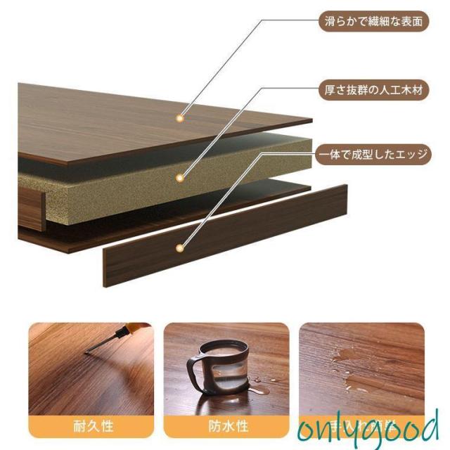 サイドテーブル 丸 円形 40*40*48 木製 コーヒーテーブル ラウンド 多機能 組立簡単 ミニ ソファー用 ウオールナット ソファ アンティーク テーブル_5