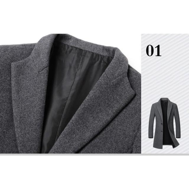 チェスターコート メンズ アウター ハーフコート ビジネス ウール スリム 紳士服 コート 秋冬 秋服 冬服 ブラック グレー