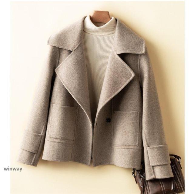 チェスターコート ウール ショートコート レディース ス 秋冬 アウター ウールコート きれいめ 50代 40代 30代 上品 防寒 おしゃれ 通勤 パーティー