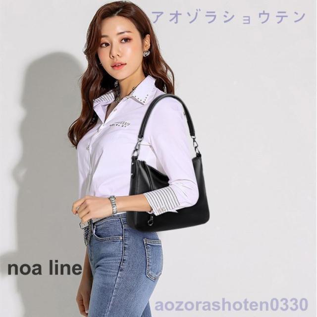 ショルダーバッグ レディース 2way レディス レザー 革 斜めがけ 肩掛け 本革 牛革 本牛革 b5 通勤バッグ カジュアル 鞄 黒 グレー 無地 赤 20代 30代_13