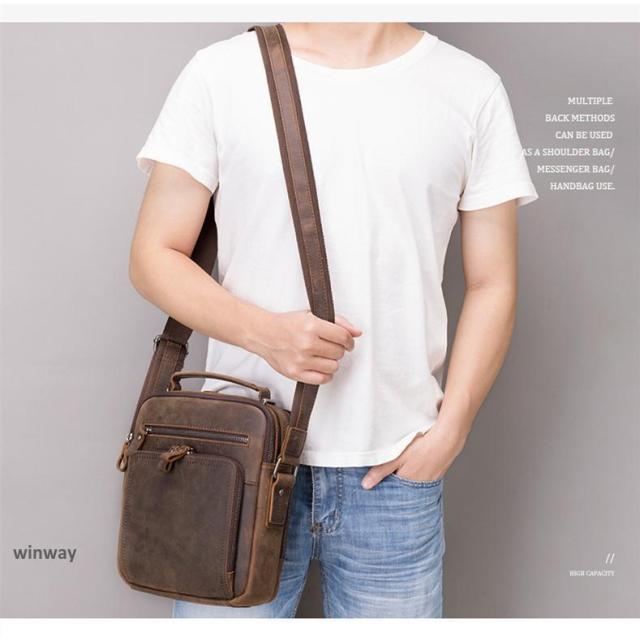 ショルダーバッグ メンズ 本革 ショルダーバック 男性斜め掛けバッグ レザー 大容量 9.7インチiPad対応 肩掛けバッグ 通勤 通学 カジュアル 鞄