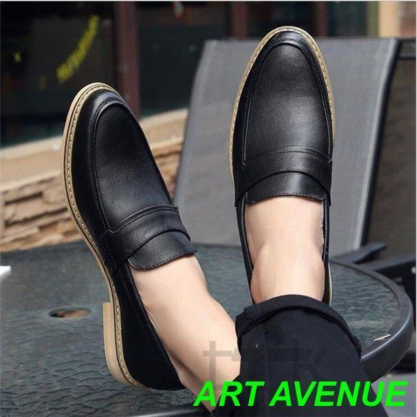 メンズ ビジネスシューズ 革靴 プレーントゥ 紳士靴 シューズ 快適 靴 歩きやすい通勤 リクエスト 無地 ハイカットシューズ