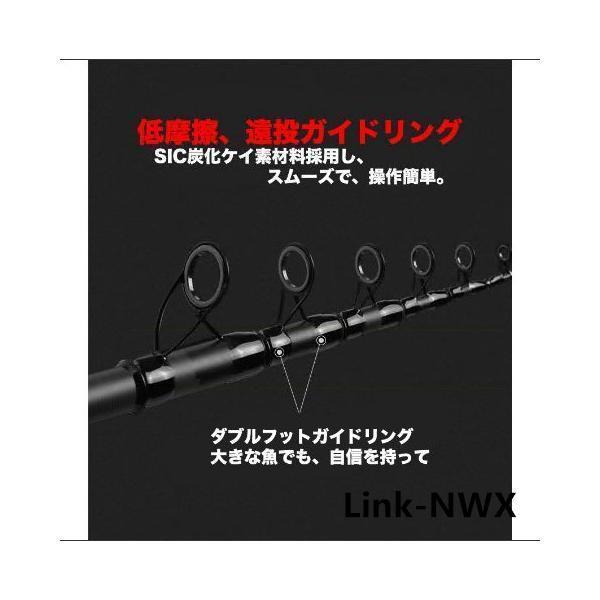 5.4M 投げ竿 遠投 釣り竿 釣竿 炭素繊維 伸縮式 PE0.8-4#対応 超遠投 大物 高弾性 カーボン繊維 操作簡単 カーボン_2