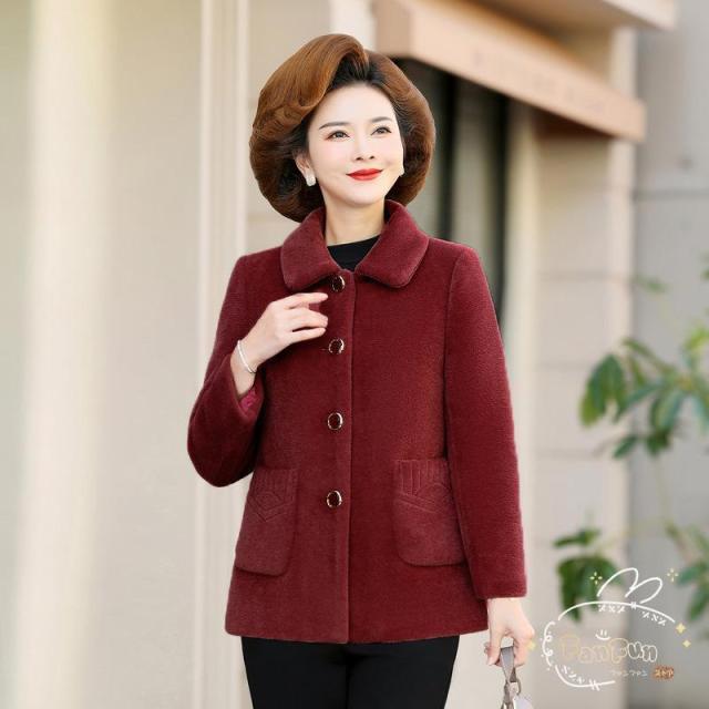 花柄 裏ボア 中綿ジャケット レディース カジュアル エレガント 婦人服